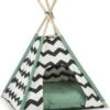 Beeztees Kioni Tipi Tent - Kattenhuis - Zwart/Wit - 50x50x70 Cm 1 Beeztees Kioni Tipi Tent - Kattenhuis - Zwart/Wit - 50x50x70 Cm -Kattenbenodigdheden 1003x1200 1