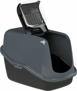 PeeWee Kattenbak EcoHus Startpakket - Antraciet - 56 X 39 X 38,5 Cm -Kattenbenodigdheden 1017x1200 2