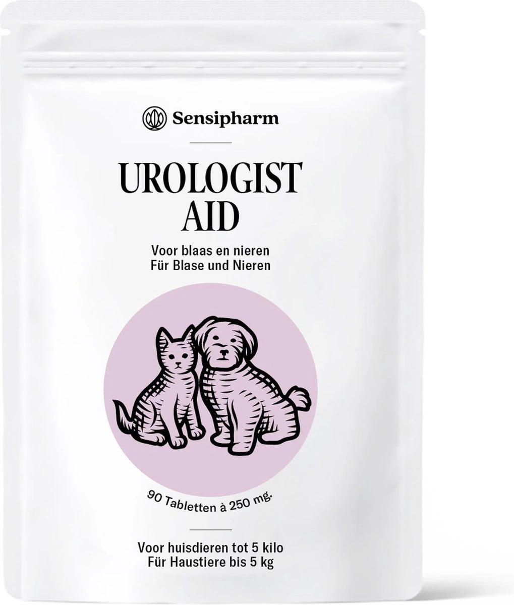 Sensipharm Urologist Aid Voor Kat, Hondje, Cavia, Konijn - Bij Blaasontsteking, Blaasgruis, Struviet, Oxalaat & Nierstenen - 90 Tabletten à 250 Mg 3 Sensipharm Urologist Aid Voor Kat, Hondje, Cavia, Konijn - Bij Blaasontsteking, Blaasgruis, Struviet, Oxalaat & Nierstenen - 90 Tabletten à 250 Mg