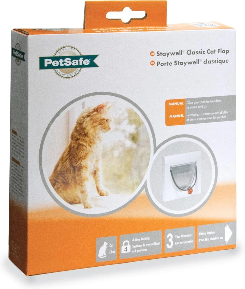 Petsafe 919 Classic - Wit - Kattenluik - 22,4 X 22,4 X 22,4 Cm 3 Petsafe 919 Classic - Wit - Kattenluik - 22,4 X 22,4 X 22,4 Cm