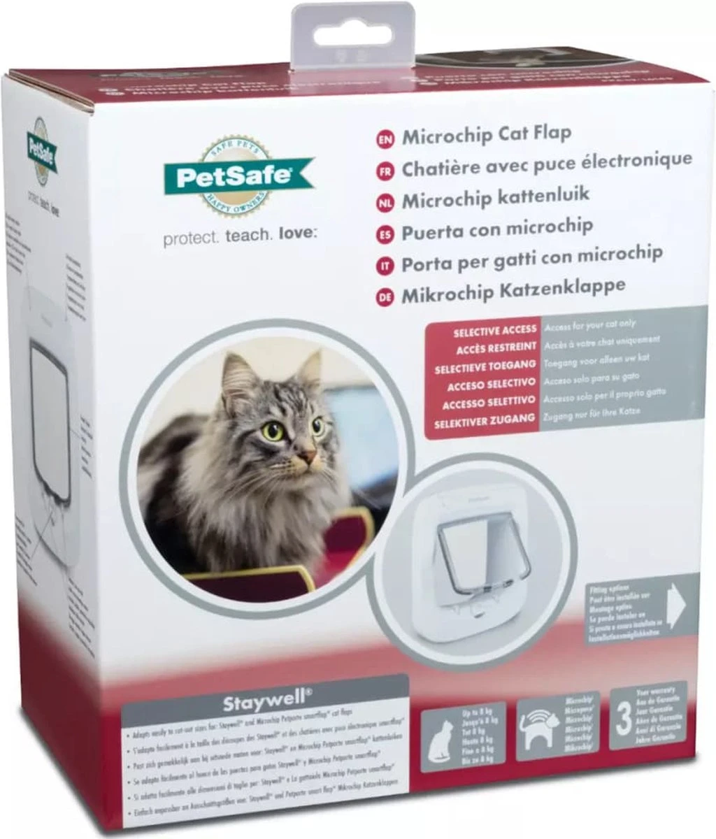 PetSafe Microchip - Wit - Kattenluik - 12,2 X 23,9 11 PetSafe Microchip - Wit - Kattenluik - 12,2 X 23,9 - Afbeelding 9