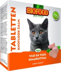 Biofood Kattensnoepjes Anti-Vlo - Zalm - 100 St -Kattenbenodigdheden 1027x1200