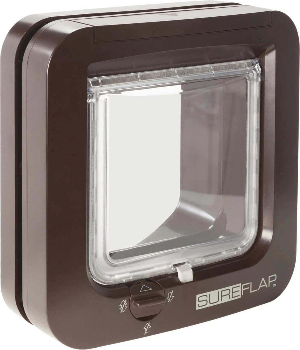 SureFlap Microchip Kattenluik M - Bruin - 12 X 14 Cm 4 SureFlap Microchip Kattenluik M - Bruin - 12 X 14 Cm - Afbeelding 2