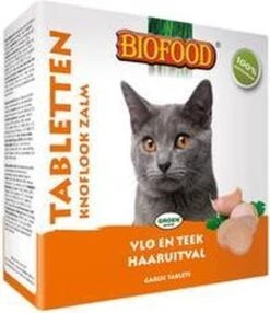 Biofood Kattensnoepjes Anti-Vlo - Zalm - 100 St -Kattenbenodigdheden 1038x1200