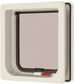 Cat Mate Kattenluik 234 Met Tweewegsluiting - Wit - 19,2 X 20cm -Kattenbenodigdheden 1063x1200 3