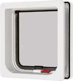 Cat Mate Kattenluik 234 Met Tweewegsluiting - Wit - 19,2 X 20cm -Kattenbenodigdheden 1075x1200 2