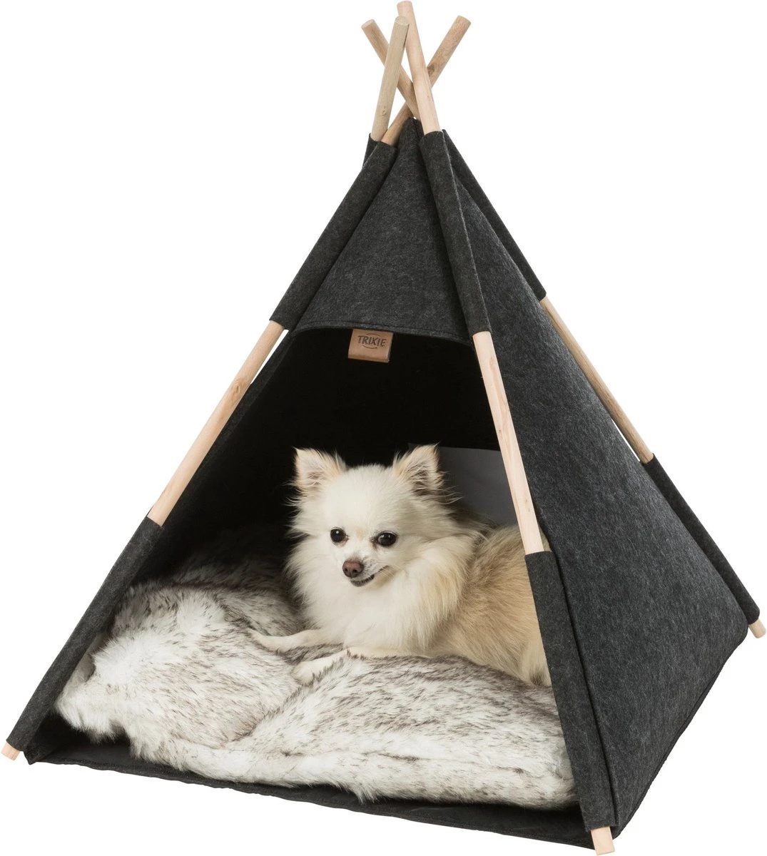 TRIXIE Huisdierengrot Tipi 55x65x55 Cm Vilt 10 TRIXIE Huisdierengrot Tipi 55x65x55 Cm Vilt - Afbeelding 8