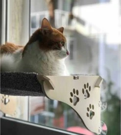 Merkloos Arnillo - Kattenhangmat - Kattenhangmat Raam - Kattenmand - Kattenbed - Kattenbed Raam - Kat Decoratie - Houten Kattenhangmat -Kattenbenodigdheden 1076x1200 3