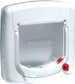 PetSafe 300 Deluxe Kattenluik - M - Ø 25.2 Cm - Wit