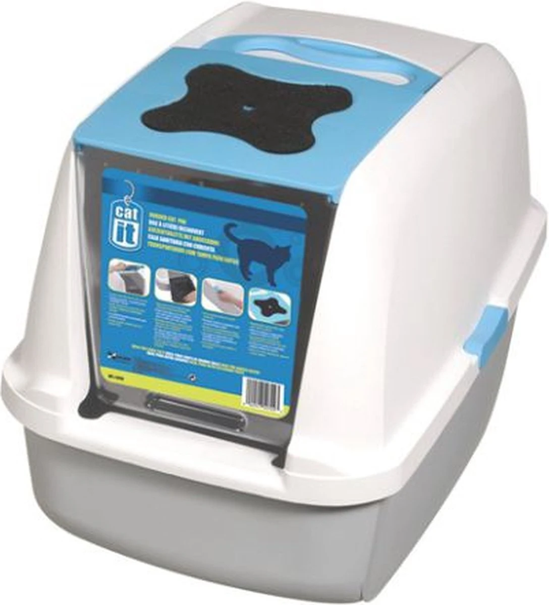 Catit Kattenbak - Grijs/Wit - 57 X 47 X 39 Cm 6 Catit Kattenbak - Grijs/Wit - 57 X 47 X 39 Cm - Afbeelding 4