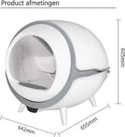 Merkloos Premium Kattenbak - Automatische - Zelfreinigende - Elektrische Kattenbak - Design Kattenbak 16 Merkloos Premium Kattenbak - Automatische - Zelfreinigende - Elektrische Kattenbak - Design Kattenbak -Kattenbenodigdheden 1099x1200 3
