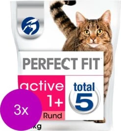 Perfect Fit Droogvoer Active Rund - Kattenvoer - 3 X 1.4 Kg 5 Perfect Fit Droogvoer Active Rund - Kattenvoer - 3 X 1.4 Kg -Kattenbenodigdheden 1104x1200