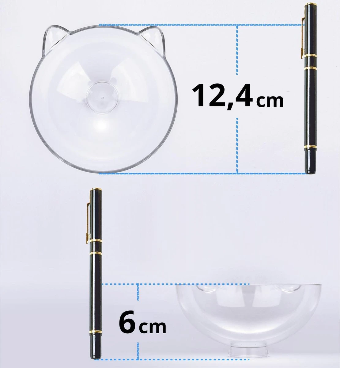 Behave Dubbele Voerbak - Drinkbak - Katten - Verstelbaar - Wit 8 Behave Dubbele Voerbak - Drinkbak - Katten - Verstelbaar - Wit - Afbeelding 6