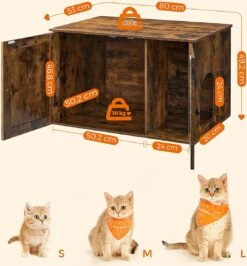 Kattenbak Kast, Kattentoilet, Vintage -Kattenbenodigdheden 1114x1200 1