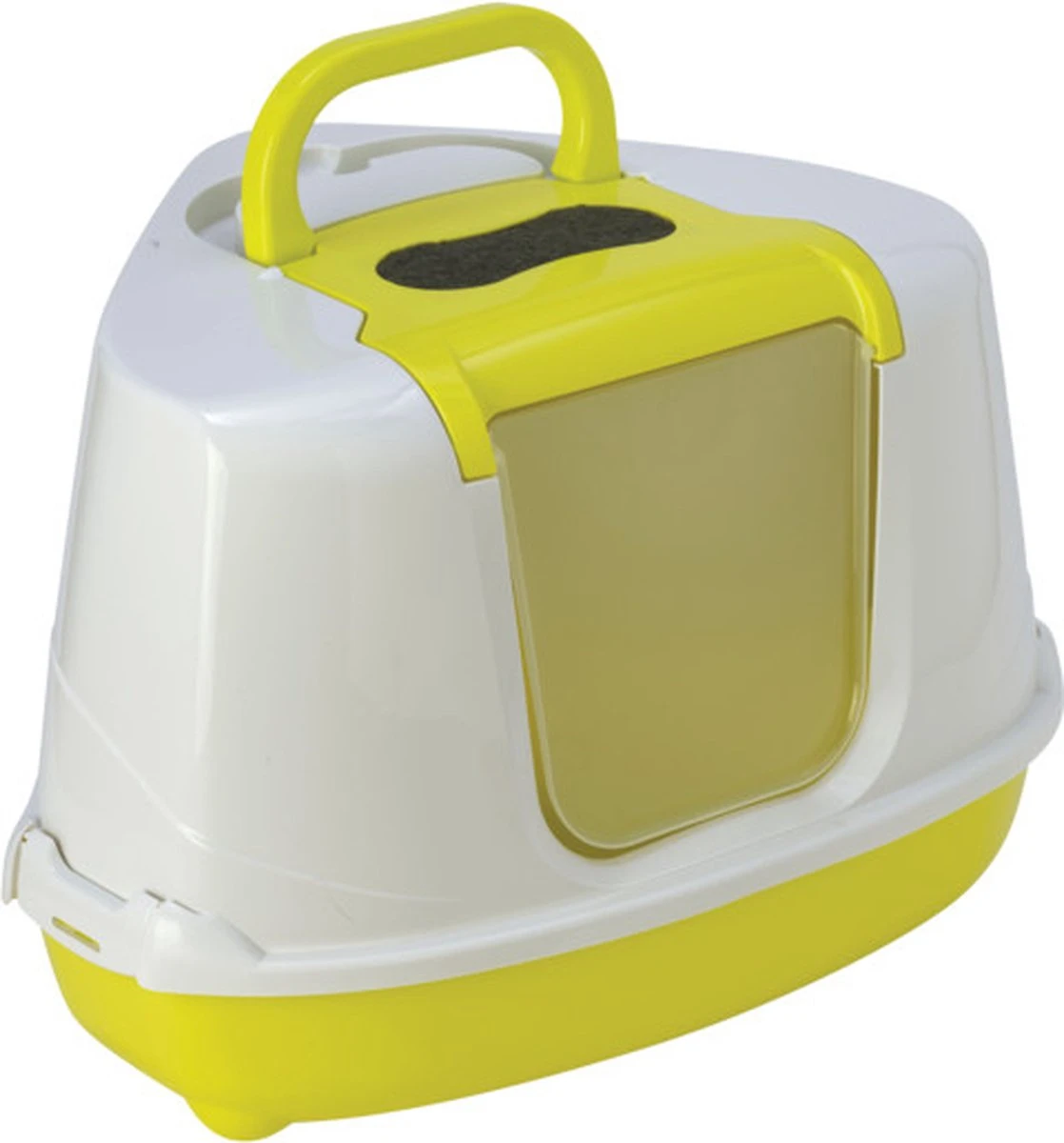 Moderna, Kattentoilet Flip Corner. Hoek Toilet. Afm: L 56,3 X B 44,4 X H 36,4 Cm. Kattenbak Voor In Een Hoek. 4 Moderna, Kattentoilet Flip Corner. Hoek Toilet. Afm: L 56,3 X B 44,4 X H 36,4 Cm. Kattenbak Voor In Een Hoek. - Afbeelding 2