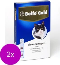 Bolfo Gold Kat 80 - Anti Vlooienmiddel - 2 X 4 Stuks Van 4 Kg 6 Bolfo Gold Kat 80 - Anti Vlooienmiddel - 2 X 4 Stuks Van 4 Kg -Kattenbenodigdheden 1121x1200