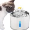 Merkloos Drinkfontein Voor Hond En Kat - RVS Waterbak - Dieren Drinkbak - Vers Water Fontein - Drinkfontein Katten- 3 Standen - 2.4 Liter - Incl. 1 Koolstoffilter -Kattenbenodigdheden 1123x1200