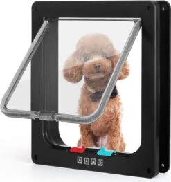 Nobleza Kattenluik Met Tunnel - 4 Vergrendelingsstanden - Weerbestendig - Binnen En Buiten - 28.5 X 25 Cm - Maat XL - Zwart -Kattenbenodigdheden 1127x1200 2