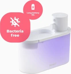 Hoopo® Agua - DRAADLOZE Waterfontein Katten - SMART Waterfontein Katten - UVC Disinfectie - 2 Liter - Automatische Katten Fontein -Kattenbenodigdheden 1150x1200