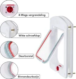 DOWO® - Kattenklep - Kattenluik - Kattenluikje - 4-weg Huisdierklep, Eenvoudige Installatie Kattendeur Huisdierendeur Aan De Muur, Houten Deur, Upvc Binnendeur, Baksteenwanden, Houten Deuren (M - Buitenmaat 20x22 Cm) -Kattenbenodigdheden 1155x1200 3