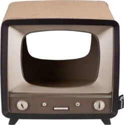 District 70 TELLY - Retro TV Krabmeubel - Instagrammable Kartonnen TV Voor Katten - 39 X 27 X 37 Cm -Kattenbenodigdheden 1186x1200 9