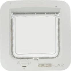 Sureflap Dierenluik Microchip S - Kattenluik - 20x20x7 Cm Wit