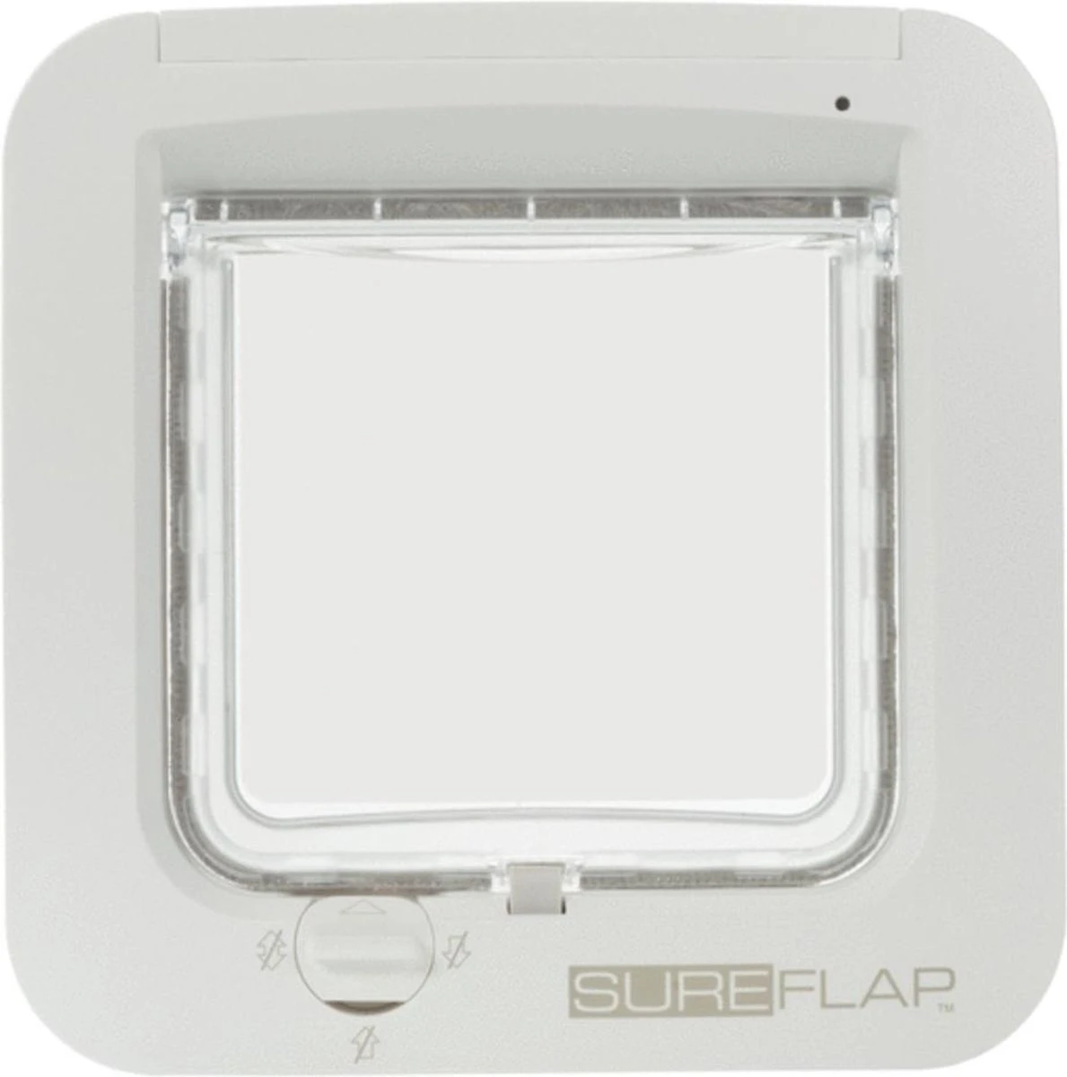 Sureflap Dierenluik Microchip S - Kattenluik - 20x20x7 Cm Wit 3 Sureflap Dierenluik Microchip S - Kattenluik - 20x20x7 Cm Wit