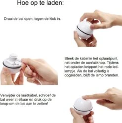 Catchit!® Interactieve Zelfrollende Bal Katten - Kattenspeeltjes - Inclusief USB Kabel En Staartjes - Kattenspeelgoed - Smart - Grijs -Kattenbenodigdheden 1197x1200 7