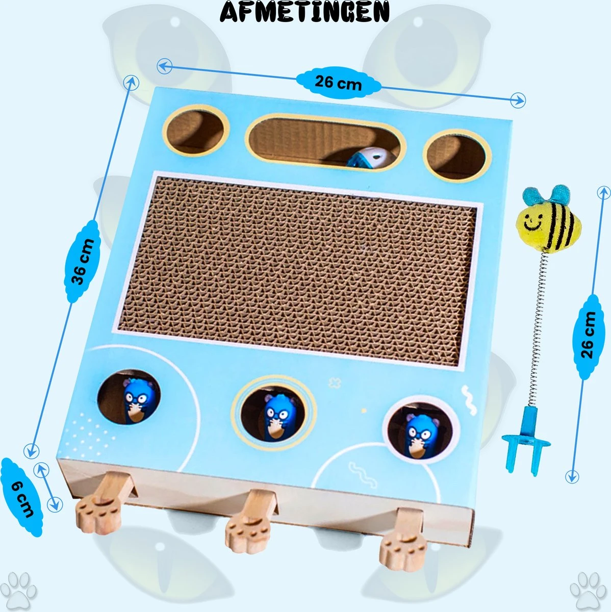 Sla De Mol Kattenspeeltje - Katten Speelgoed - Kattenspeelgoed - Kattenspeeltjes - Kattenspeeltjes Intelligentie - Kattenspeelgoed Intelligentie 7 Sla De Mol Kattenspeeltje - Katten Speelgoed - Kattenspeelgoed - Kattenspeeltjes - Kattenspeeltjes Intelligentie - Kattenspeelgoed Intelligentie - Afbeelding 5