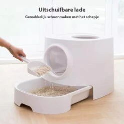 Skipoo Kattenbak Space Series - Kattenmand Met Lade - Inclusief Kattenbak Schep - Grote Kattenbak 12 Skipoo Kattenbak Space Series - Kattenmand Met Lade - Inclusief Kattenbak Schep - Grote Kattenbak -Kattenbenodigdheden 1198x1200 8