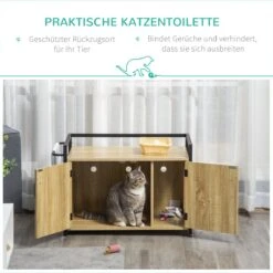 PawHut Katzentoilett Mit Griff D31-053 -Kattenbenodigdheden 1199x1200 12