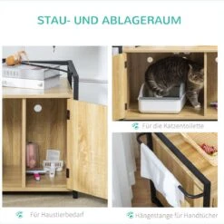 PawHut Katzentoilett Mit Griff D31-053 -Kattenbenodigdheden 1199x1200 13