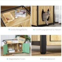 PawHut Katzentoilett Mit Griff D31-053 -Kattenbenodigdheden 1199x1200 14