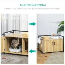 PawHut Katzentoilett Mit Griff D31-053 -Kattenbenodigdheden 1199x1200 15