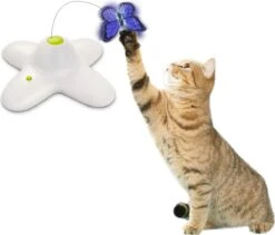 All For Paws - Interactive Flutterbug – Wit/Blauw - 1 Stuk 12 All For Paws - Interactive Flutterbug – Wit/Blauw - 1 Stuk -Kattenbenodigdheden 1200x1023 3