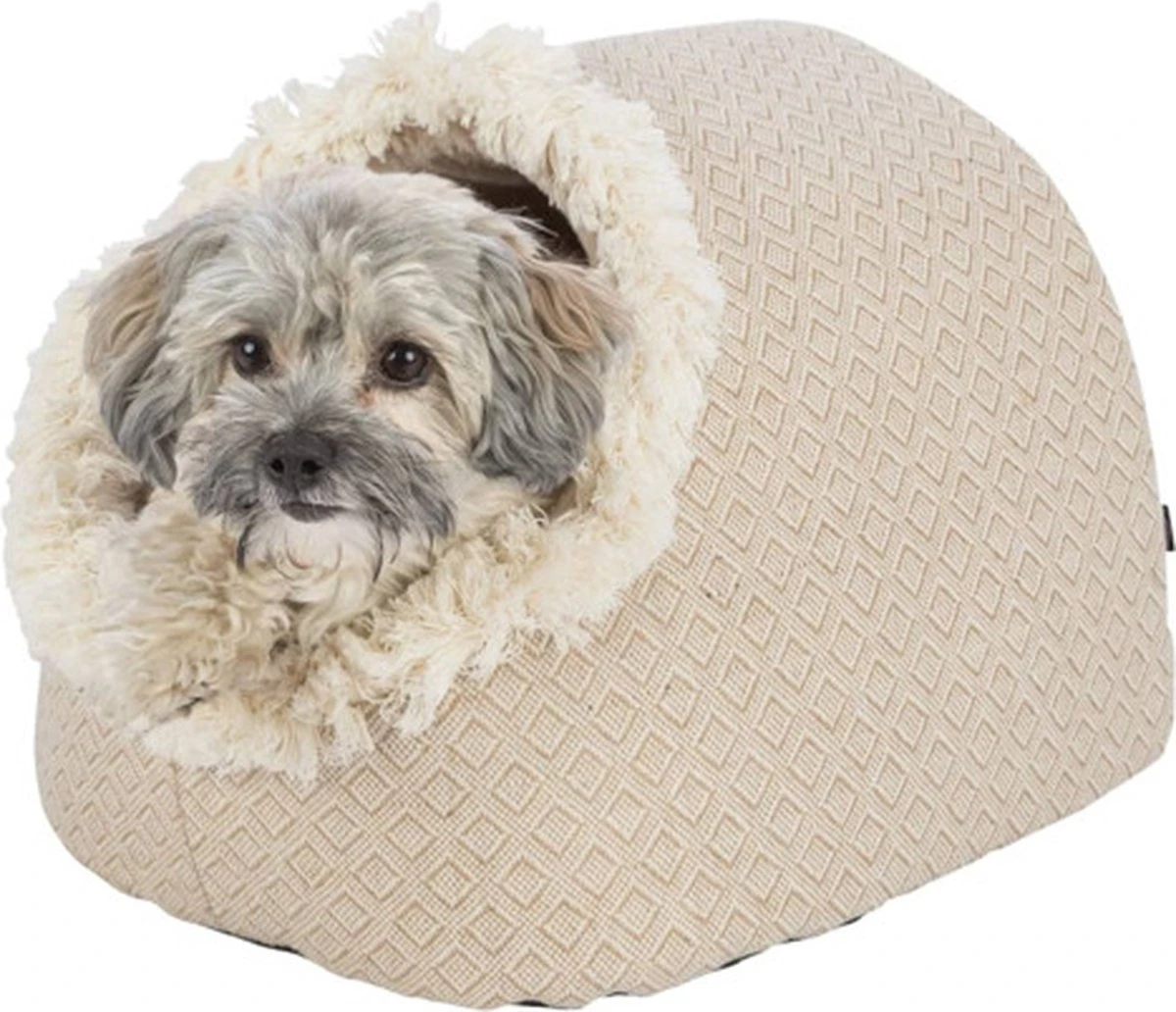 Trixie Kattenmand Iglo Boho Beige - 35X41X26 CM 4 Trixie Kattenmand Iglo Boho Beige - 35X41X26 CM - Afbeelding 2