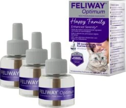 Feliway Optimum - Navulling 3-Pack - 3x Flacon 48 Ml - Anti-stress Kat 7 Feliway Optimum - Navulling 3-Pack - 3x Flacon 48 Ml - Anti-stress Kat -Kattenbenodigdheden 1200x1033