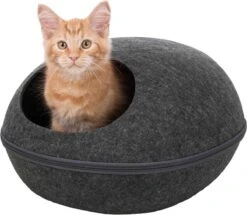 Trixie Relax Iglo Liva Antraciet - 40X24X47 CM -Kattenbenodigdheden 1200x1046