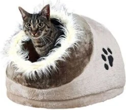 Trixie Kattenmand Iglo Minou Beige / Bruin - 41X35X26 CM -Kattenbenodigdheden 1200x1048 1
