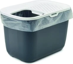 Savic Hop In - Kattenbak - Grijs - 58,5 X 39 X 39,5 Cm -Kattenbenodigdheden 1200x1057 5