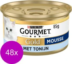 Gourmet Gold Mousse 85 G - Kattenvoer - 48 X Tonijn 7 Gourmet Gold Mousse 85 G - Kattenvoer - 48 X Tonijn -Kattenbenodigdheden 1200x1059 3