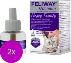 Feliway Optimum Navulling - Anti Stressmiddel - 2 X 48 Ml Kat -Kattenbenodigdheden 1200x1070 2