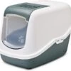 Savic Kattentoilet Nestor Nordic 56x39x38.5 Cm - Kattenbak - Groen&Wit -Kattenbenodigdheden 1200x1079 5