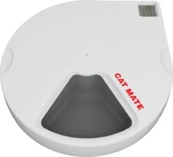 Cat Mate C500 - Automatische Voerbak – Voerbak – Voerautomaat - Voerbak Kat – Voerbak Hond - Voerbak Met Timer - Voerautomaat Kat - Voerautomaat Hond – Automatisch- Wit