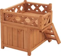 Kattenhuis Pürstein 45,7x50,8x50,3 Cm Houtkleurig -Kattenbenodigdheden 1200x1092 4