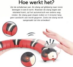 Otiume Interactief Kattenspeeltje - Kattenspeelgoed - Bewegende Slang Speelgoed - USB Oplaadbaar - Rood 8 Otiume Interactief Kattenspeeltje - Kattenspeelgoed - Bewegende Slang Speelgoed - USB Oplaadbaar - Rood -Kattenbenodigdheden 1200x1099