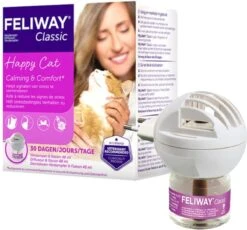 Feliway Classic - Startset - 1 Verdamper + 1 Vulling 48ml - Anti-stress Voor Kat -Kattenbenodigdheden 1200x1115