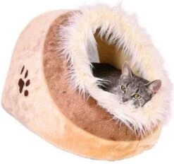 Trixie Kattenmand Iglo Minou Beige / Bruin - 41X35X26 CM -Kattenbenodigdheden 1200x1127 6