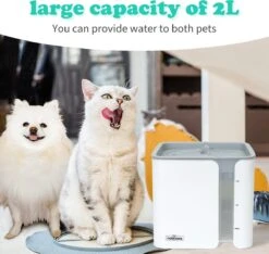 Nobleza USB Drinkfontein Voor Hond/Kat - 2L - Incl. 2 Filters - Wit -Kattenbenodigdheden 1200x1136 6