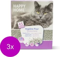 Happy Home Solutions Ultra Hygienic Pure - Kattenbakvulling - 3 X 10 L 5 Happy Home Solutions Ultra Hygienic Pure - Kattenbakvulling - 3 X 10 L -Kattenbenodigdheden 1200x1138 3